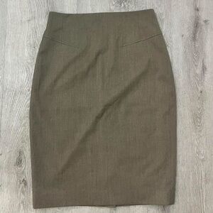 Ann Taylor Taupe Pencil Skirt